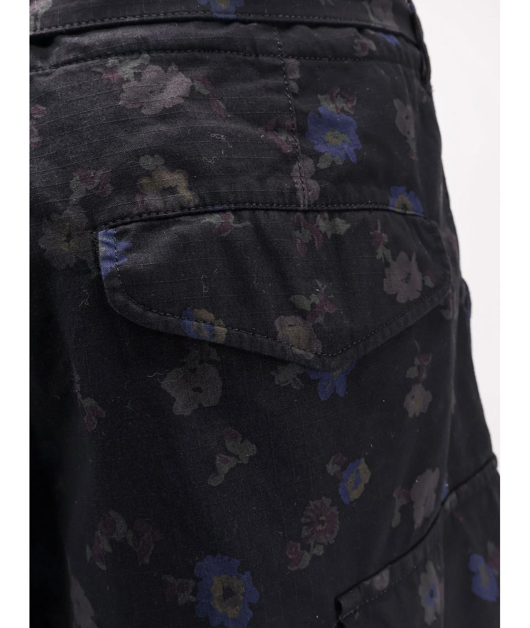 SACAI Черные хлопковые шорты, фото 3