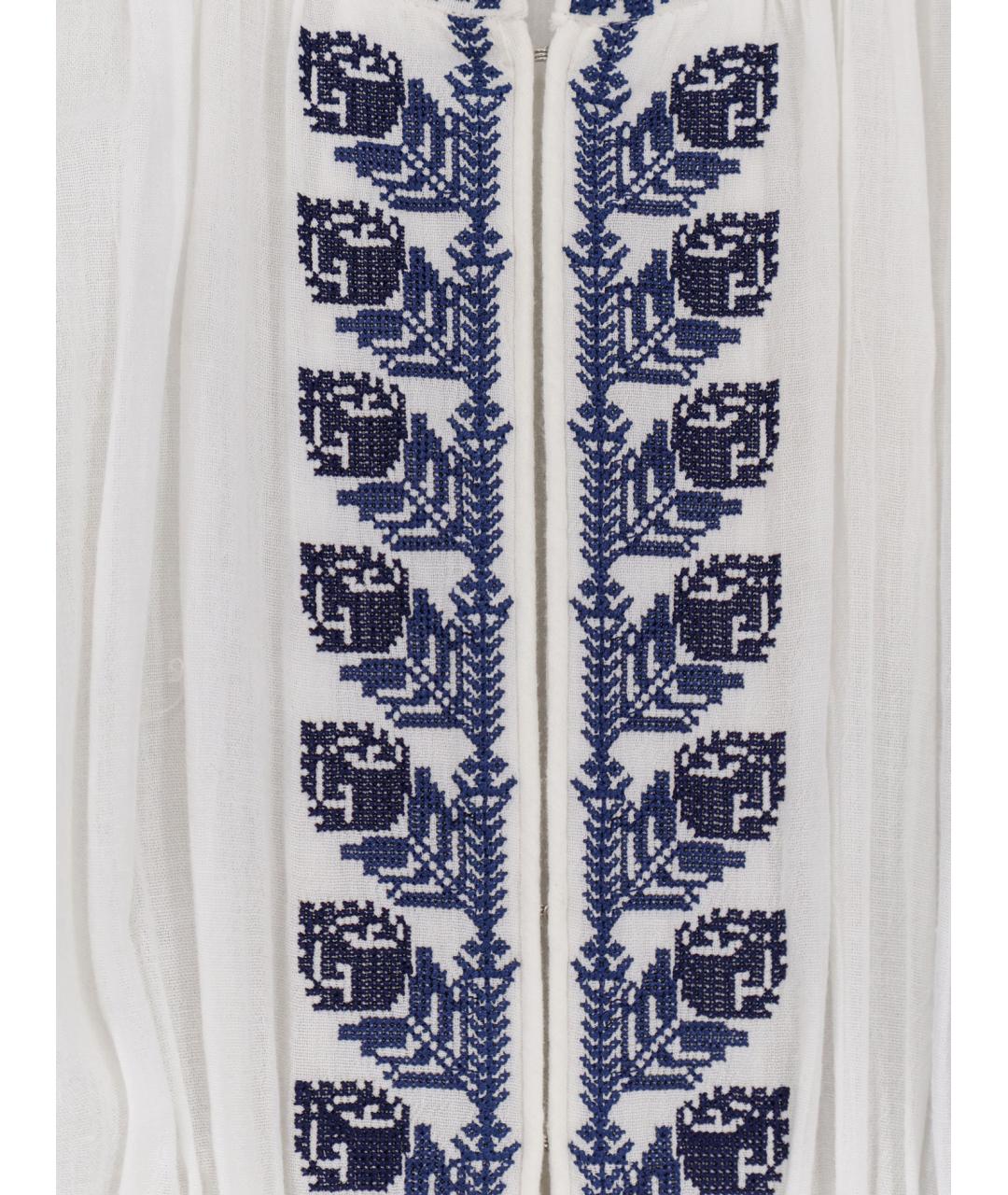 ISABEL MARANT ETOILE Синее хлопковое повседневное платье, фото 3