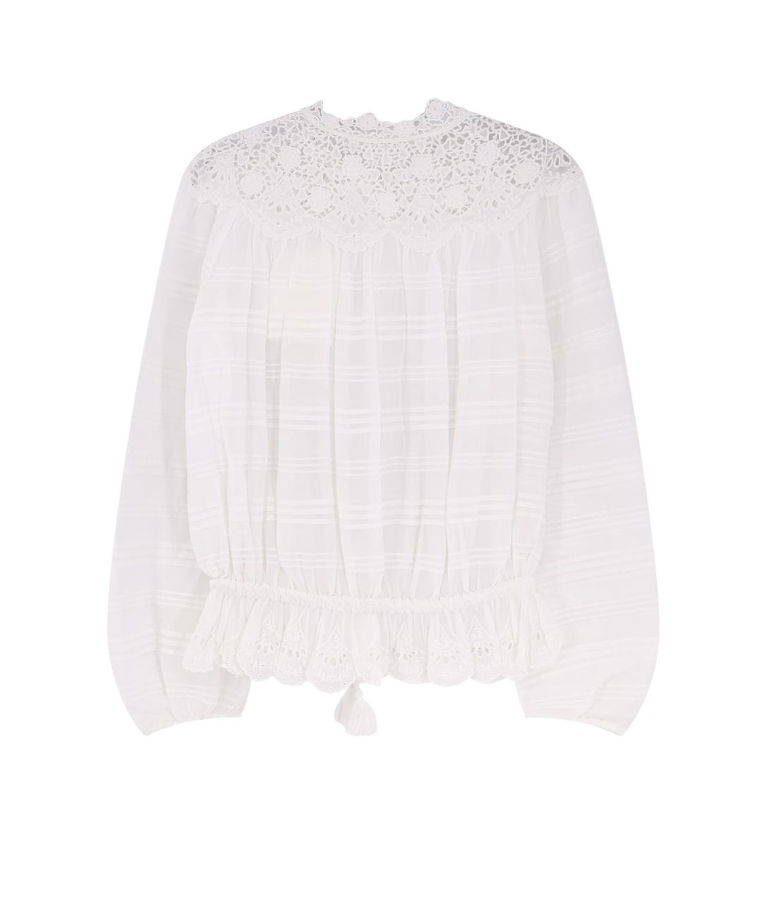 ISABEL MARANT ETOILE Белая хлопковая рубашка, фото 2