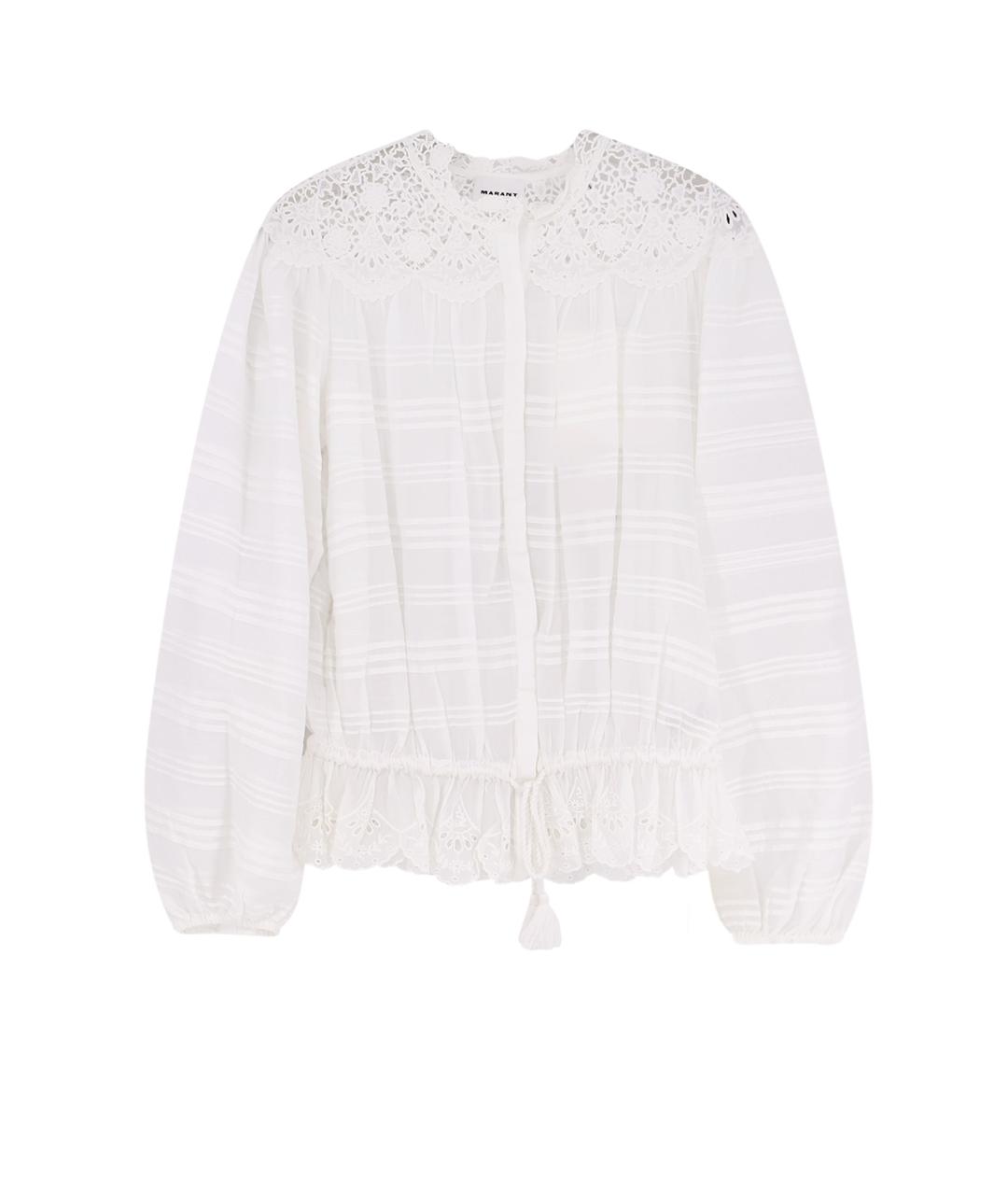 ISABEL MARANT ETOILE Белая хлопковая рубашка, фото 1