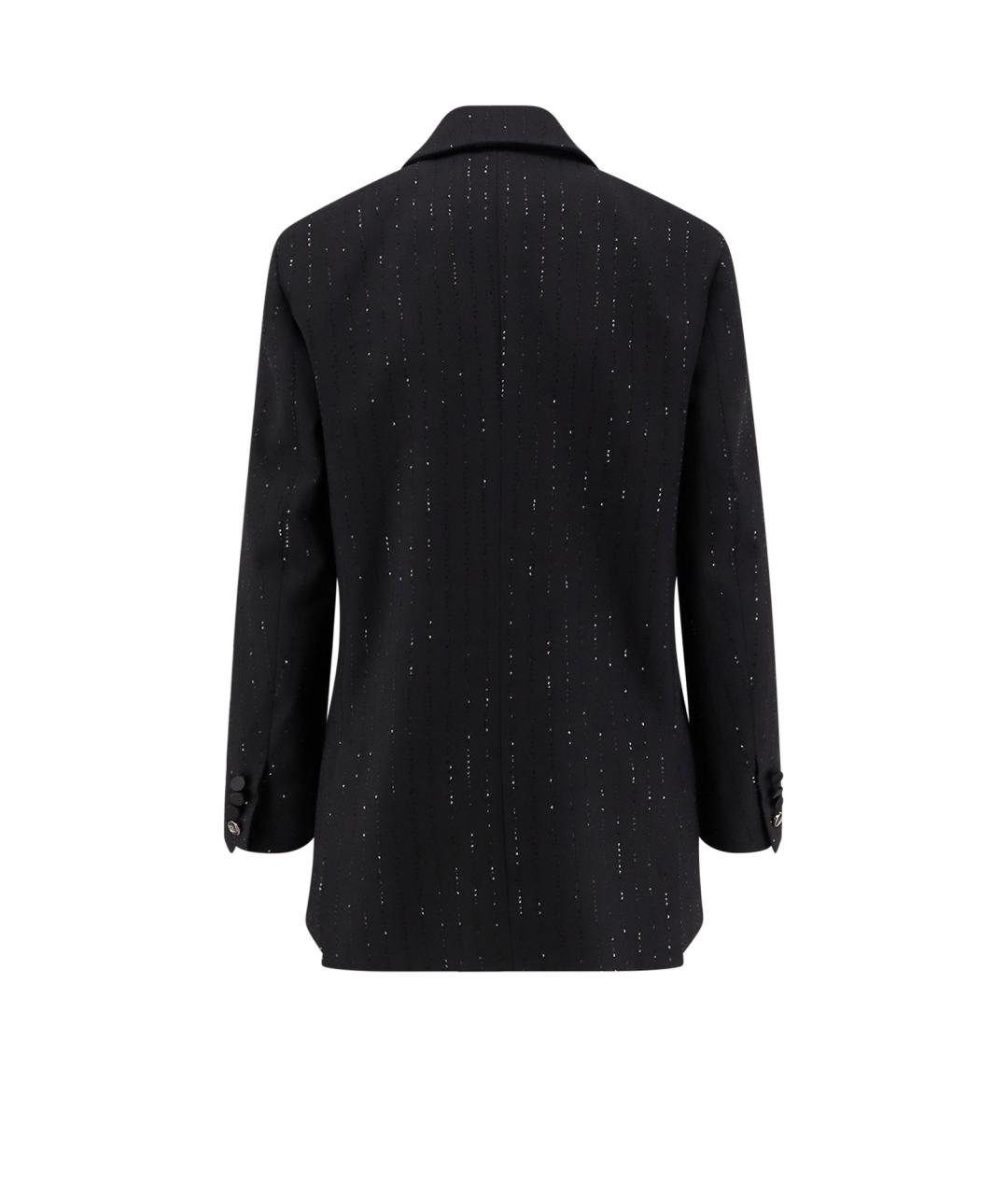 MAX MARA Черный шерстяной жакет/пиджак, фото 2