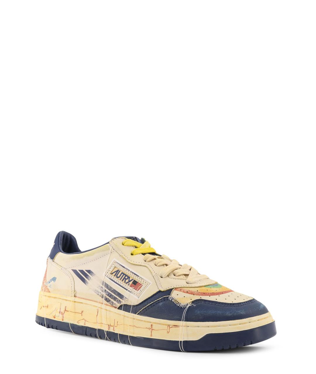 AUTRY Мульти кожаные низкие кроссовки / кеды, фото 2