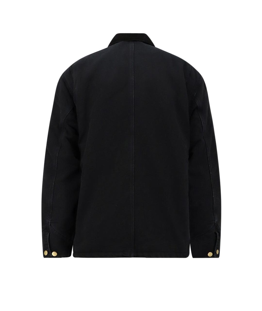 CARHARTT WIP Черная хлопковая куртка, фото 2