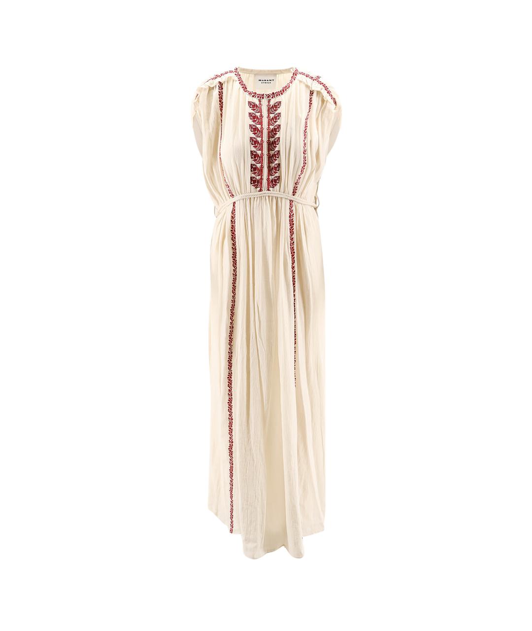ISABEL MARANT ETOILE Бежевое хлопковое повседневное платье, фото 1
