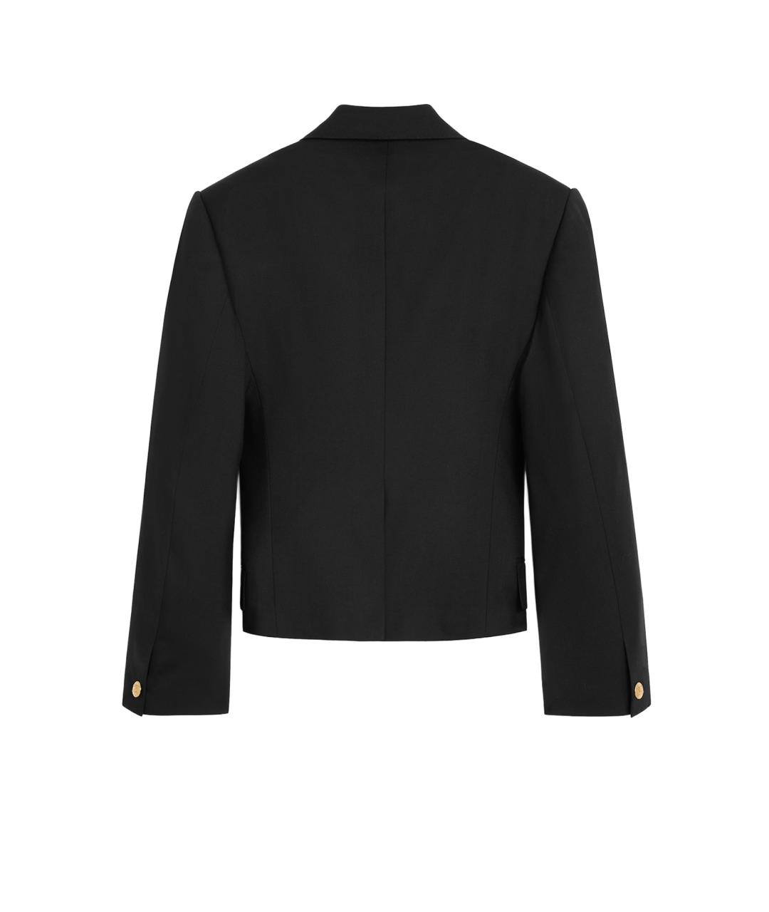 CELINE Черный шерстяной жакет/пиджак, фото 2