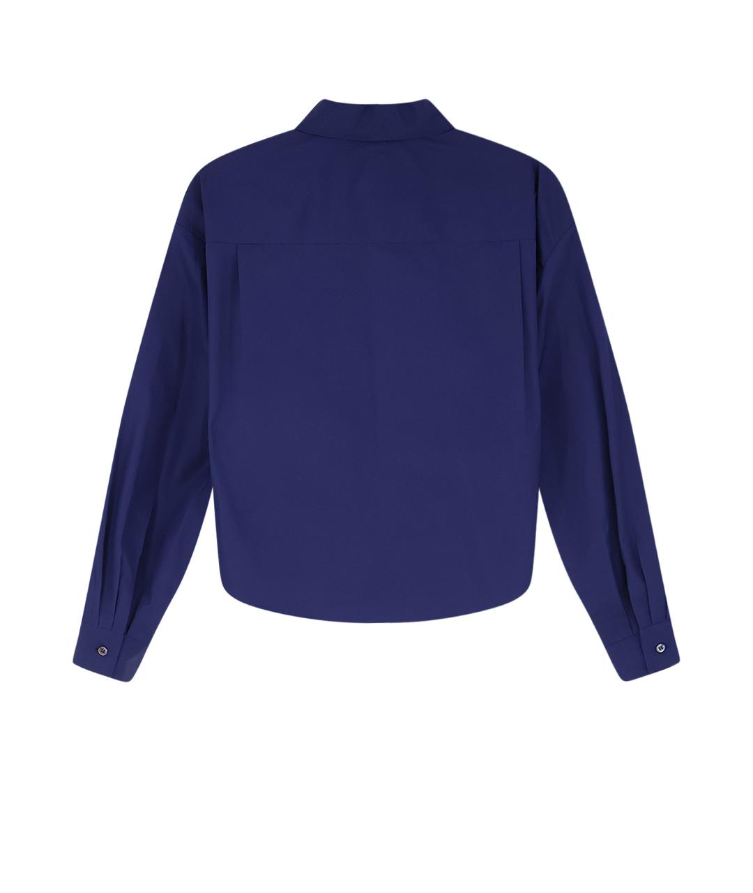 ASPESI Темно-синяя хлопковая рубашка, фото 2