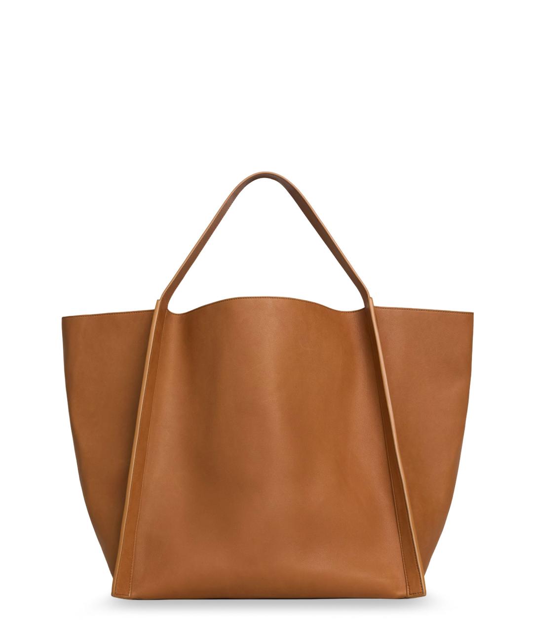 CELINE Коричневая кожаная сумка тоут, фото 2