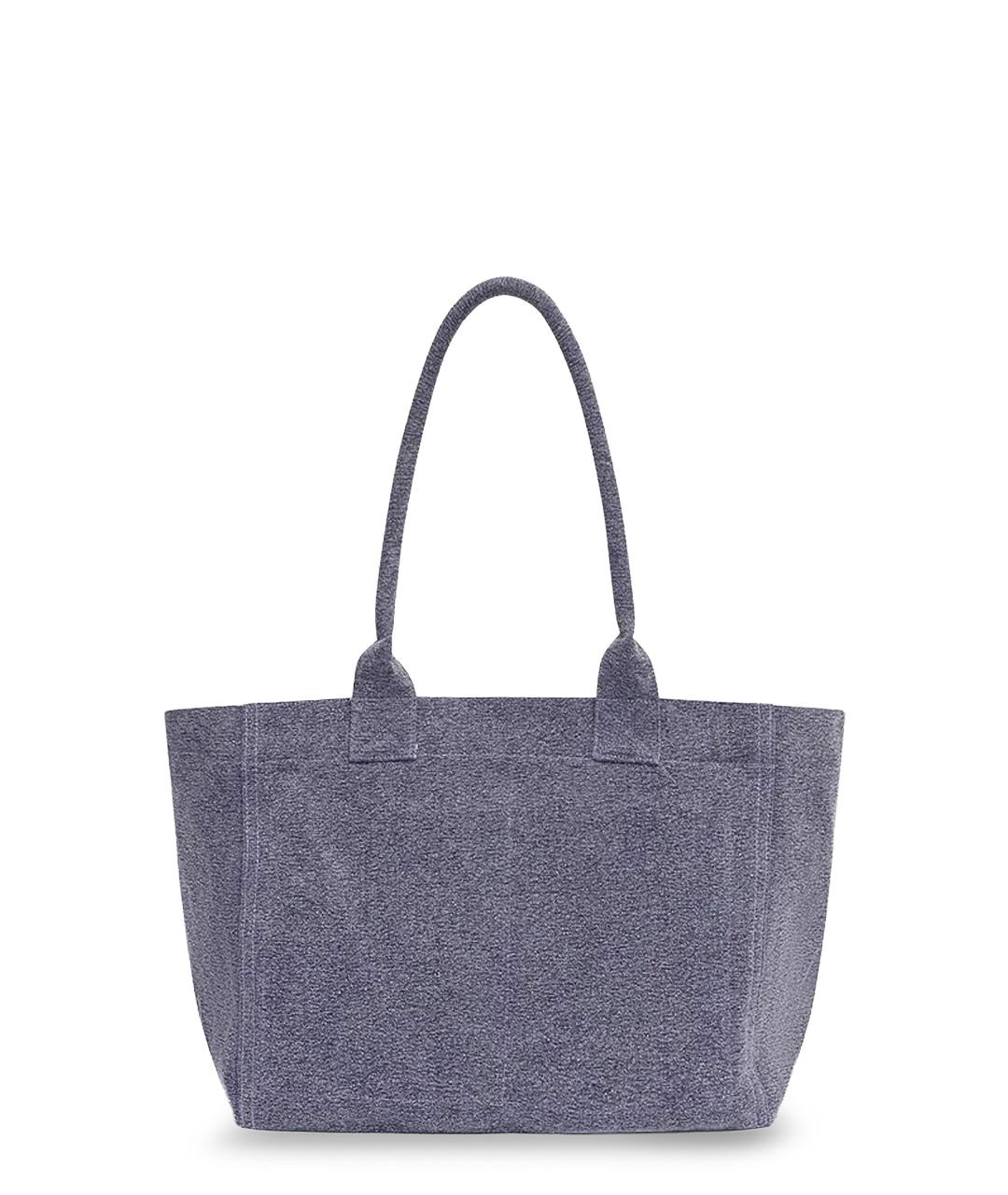 ISABEL MARANT Фиолетовая тканевая сумка тоут, фото 2