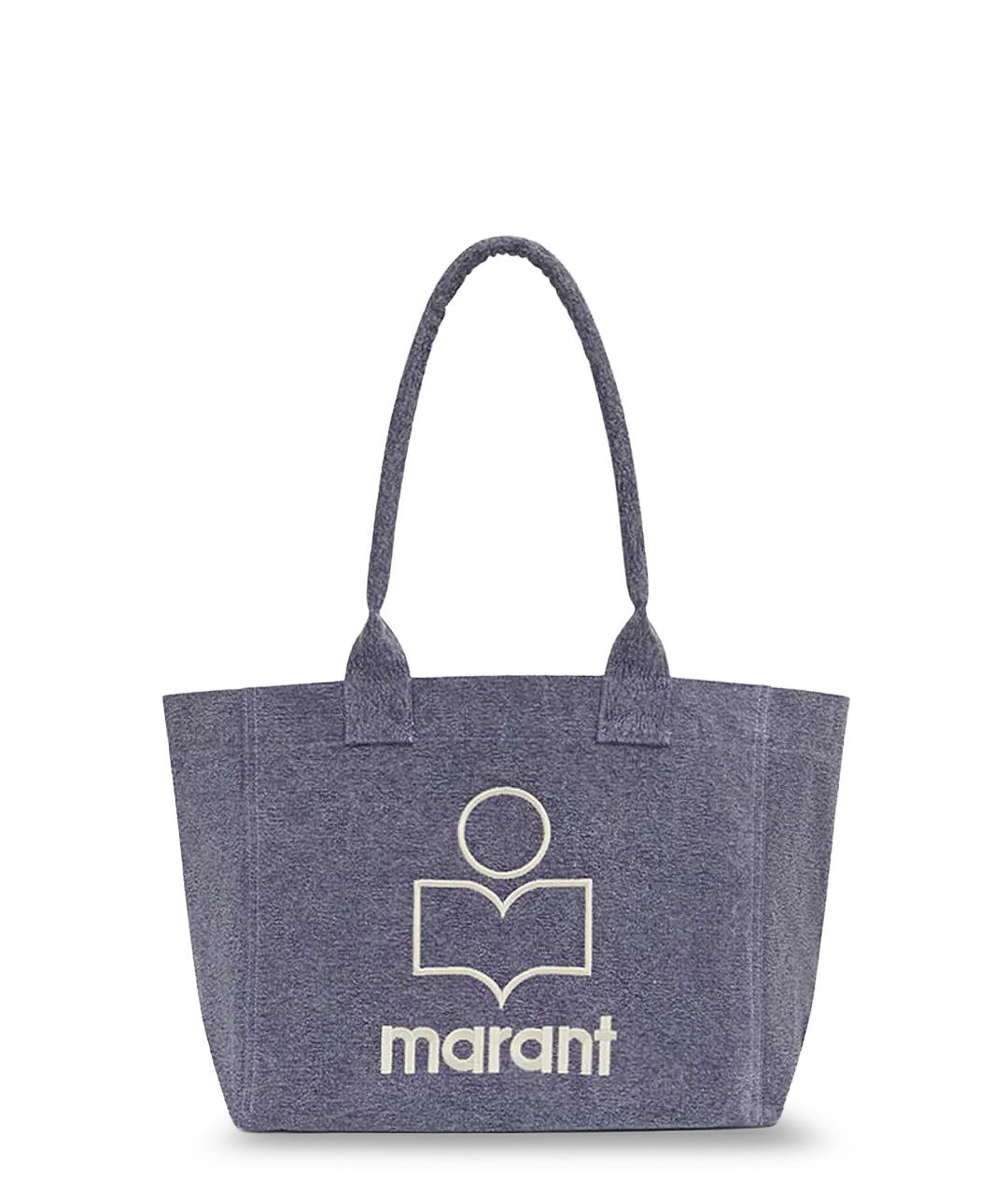 ISABEL MARANT Фиолетовая тканевая сумка тоут, фото 1