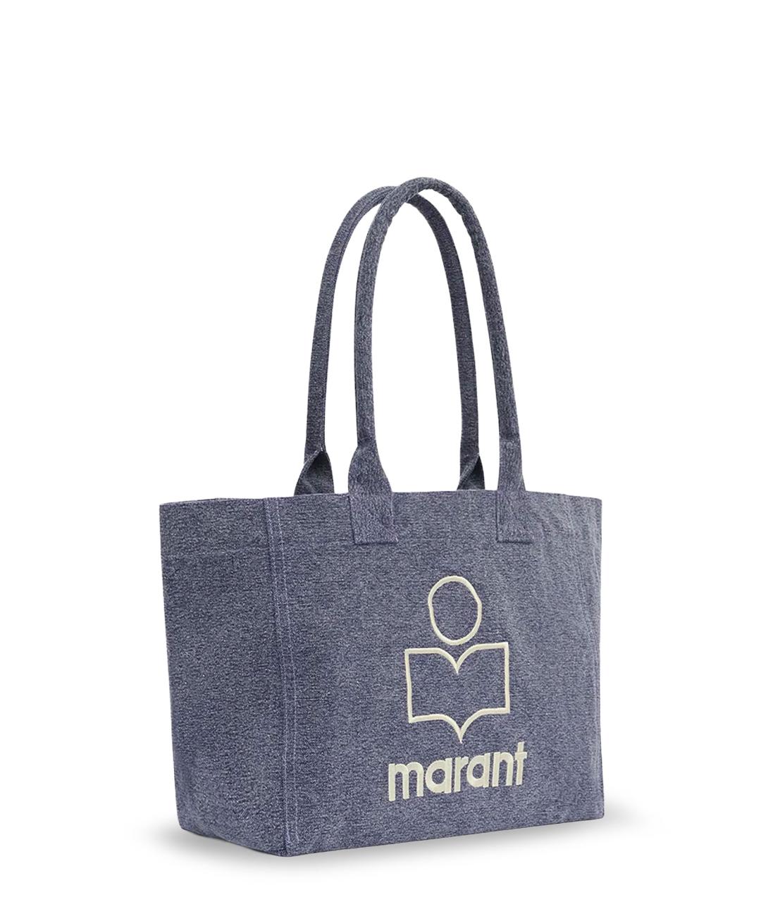 ISABEL MARANT Фиолетовая тканевая сумка тоут, фото 3