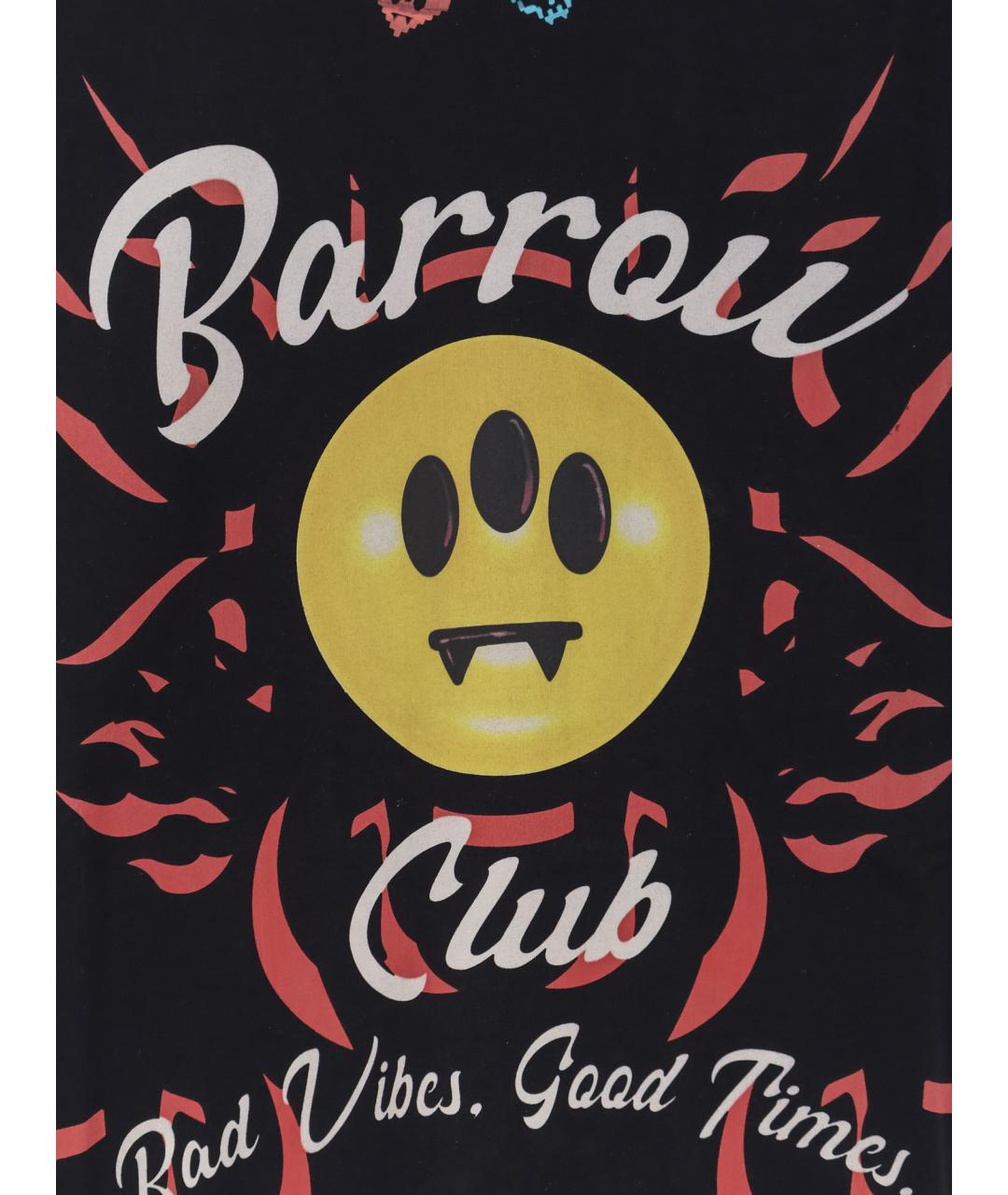 BARROW Черная хлопковая футболка, фото 3
