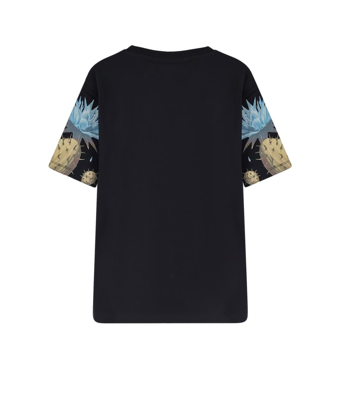 BARROW Черная хлопковая футболка, фото 2