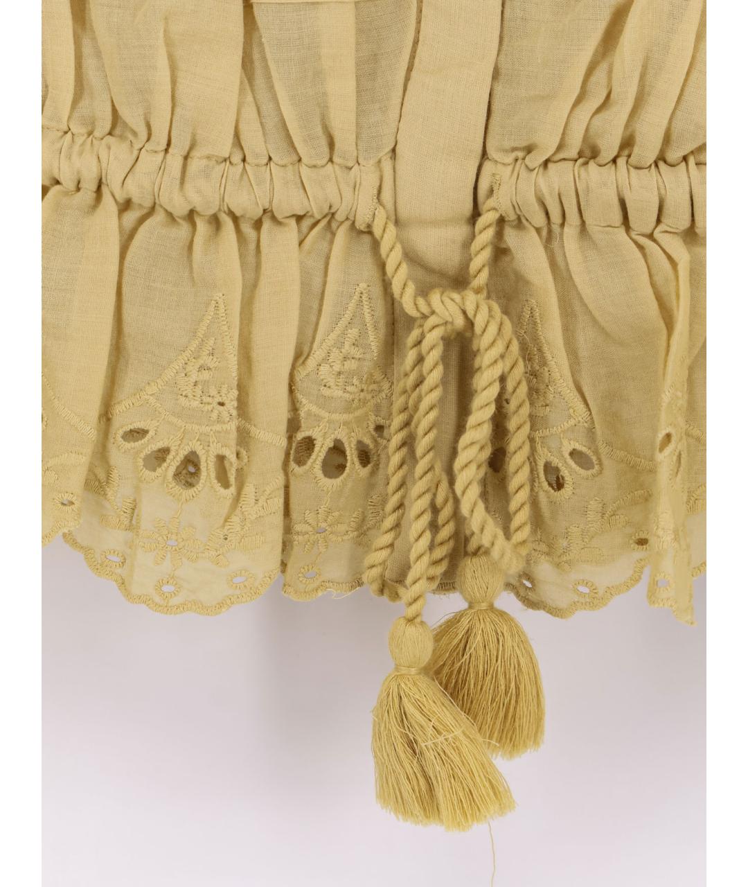 ISABEL MARANT ETOILE Желтая хлопковая рубашка, фото 3