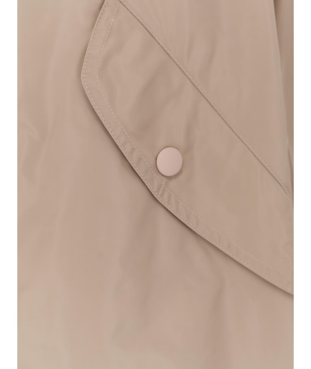 ASPESI Бежевая полиэстеровая куртка, фото 3