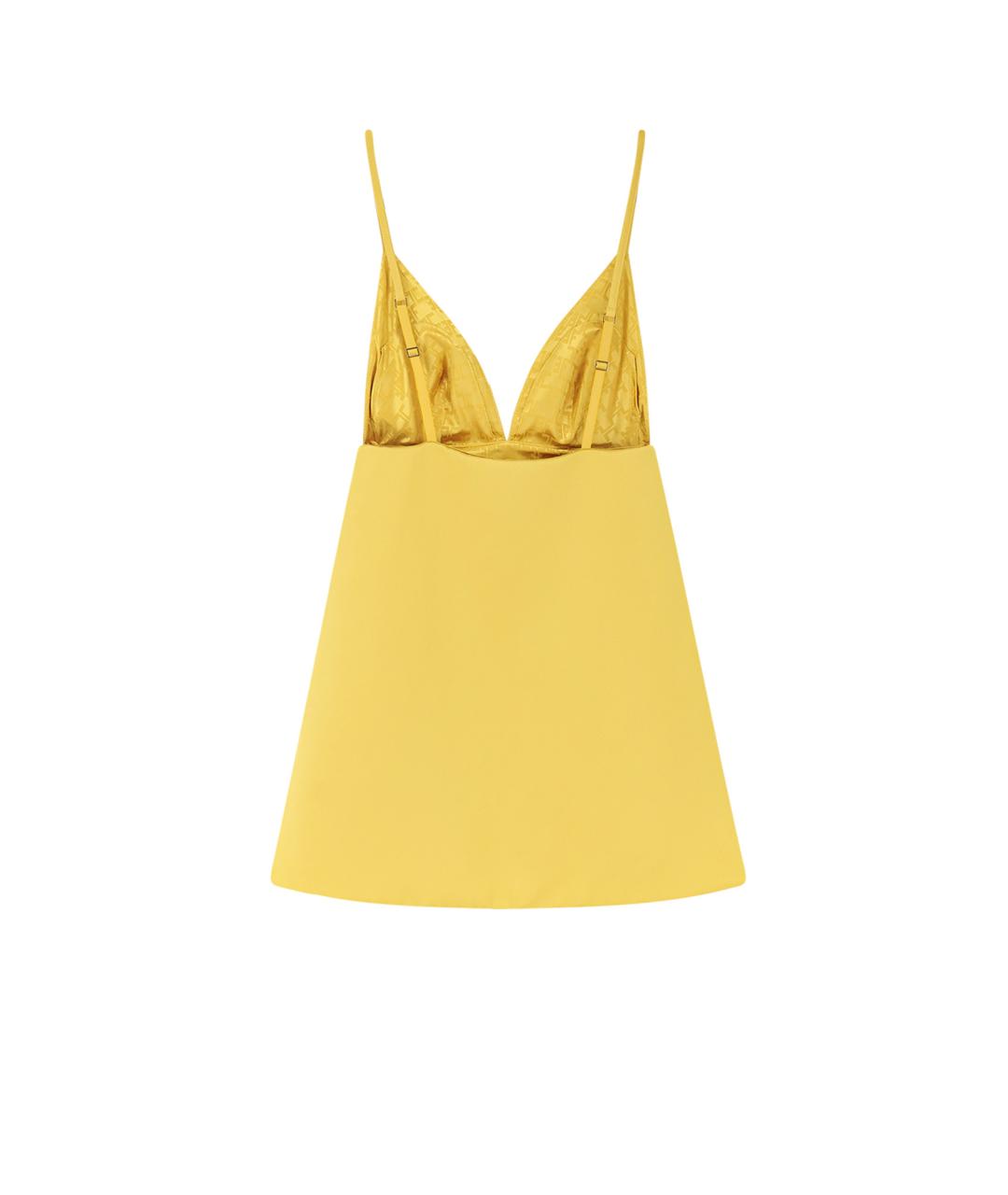 ELISABETTA FRANCHI Желтое платье, фото 2