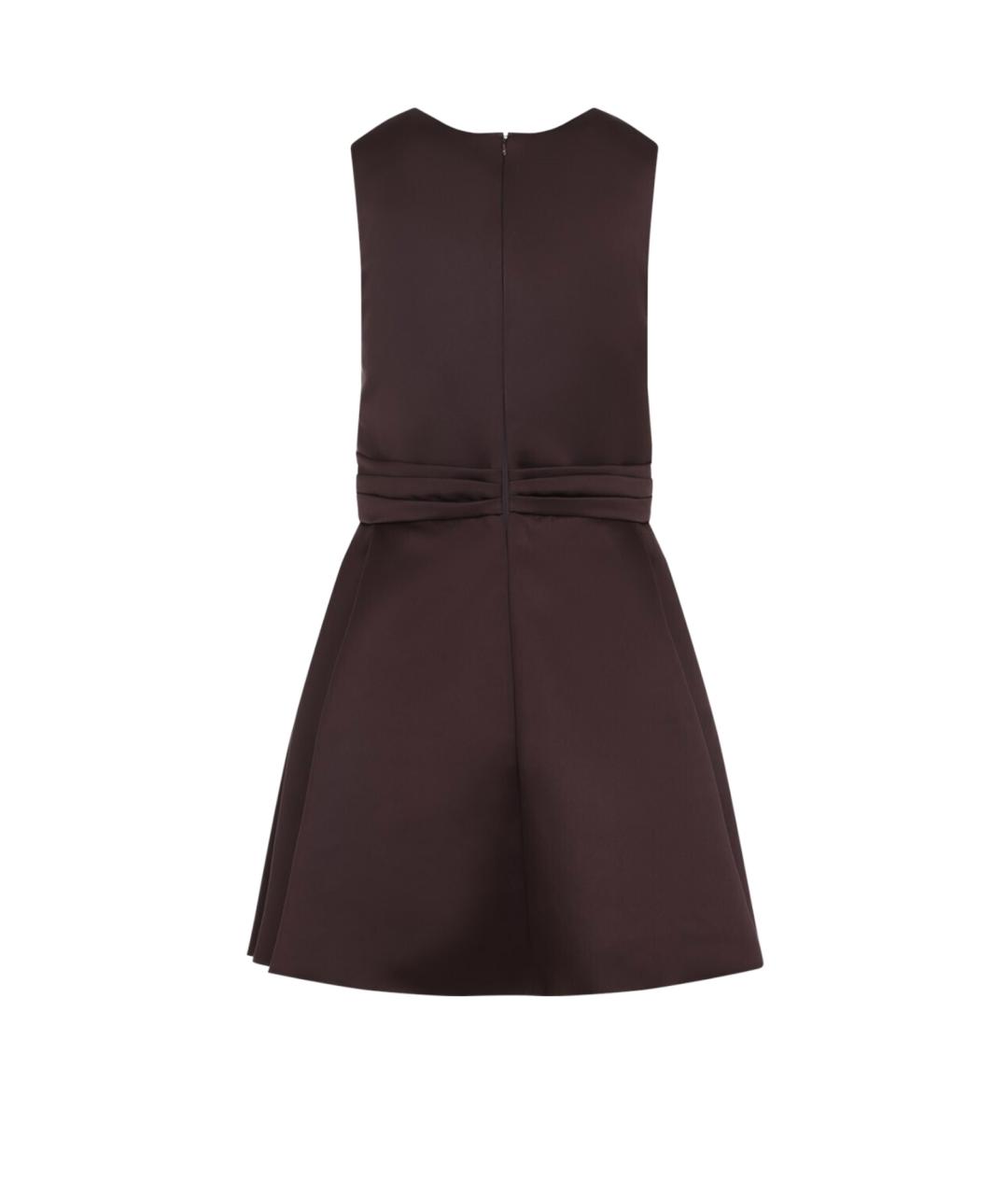 ELISABETTA FRANCHI Коричневое вечернее платье, фото 2