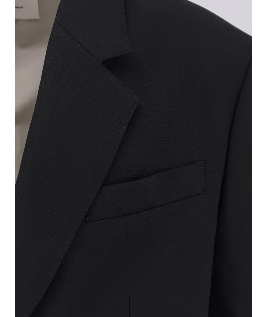 Ami Paris Черный шерстяной пиджак, фото 3