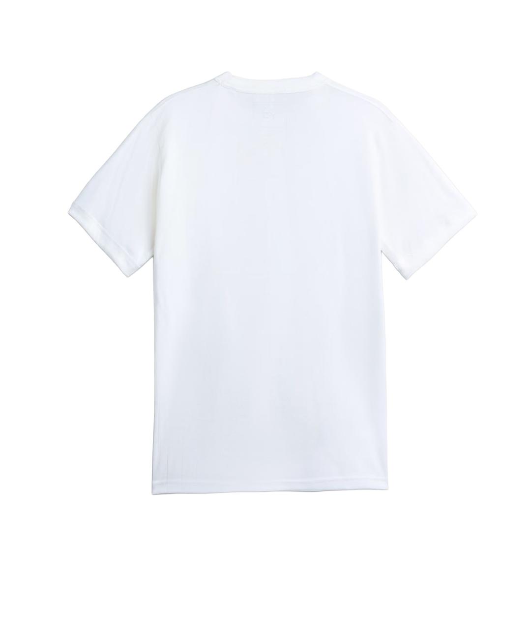 Y-3 Белая хлопковая футболка, фото 2