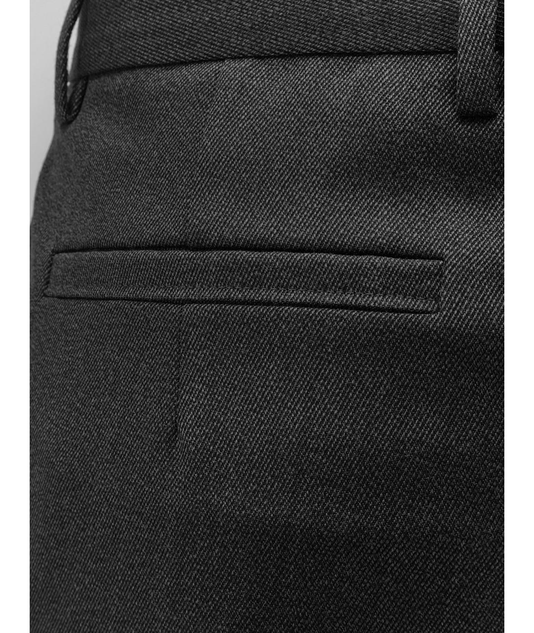 ZEGNA Коричневые шерстяные классические брюки, фото 3