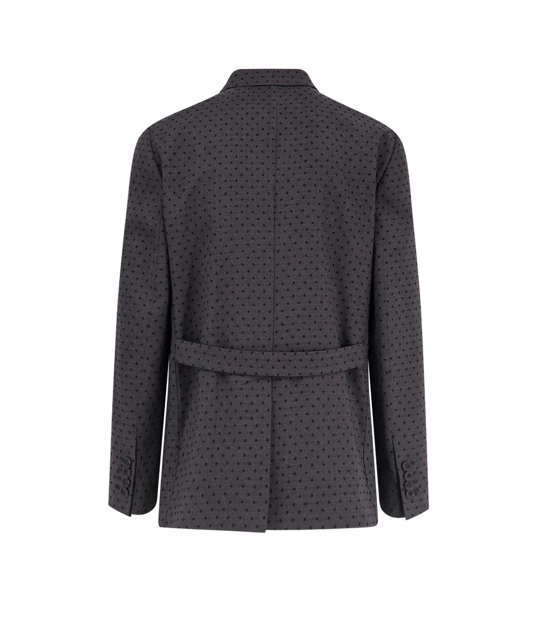 CHRISTIAN DIOR Серый шерстяной пиджак, фото 2