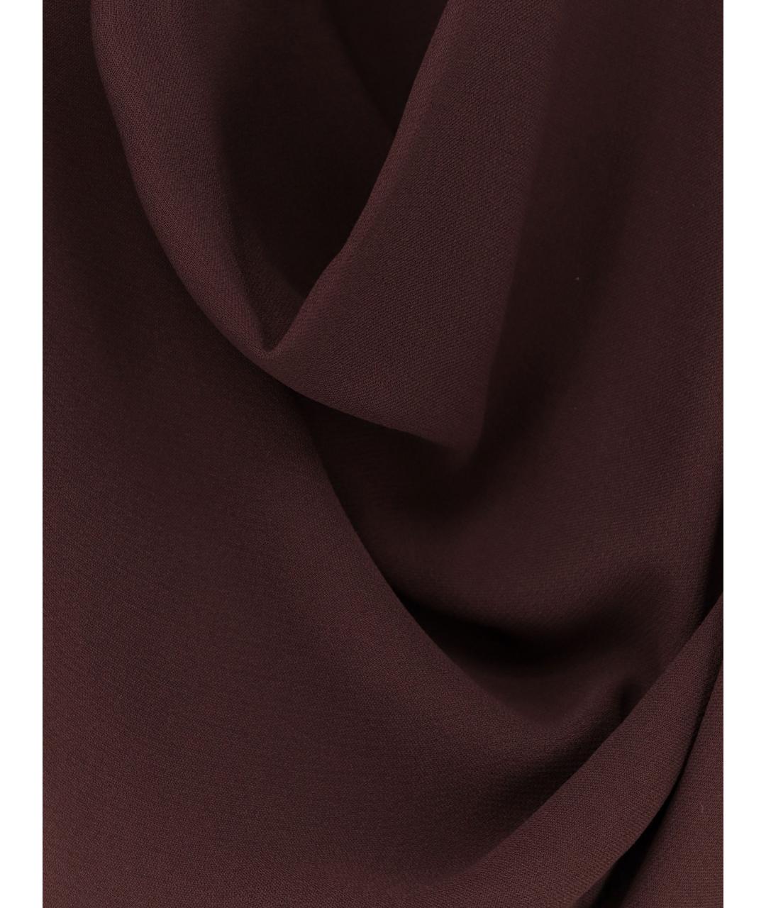 ELISABETTA FRANCHI Коричневое вискозное боди, фото 3