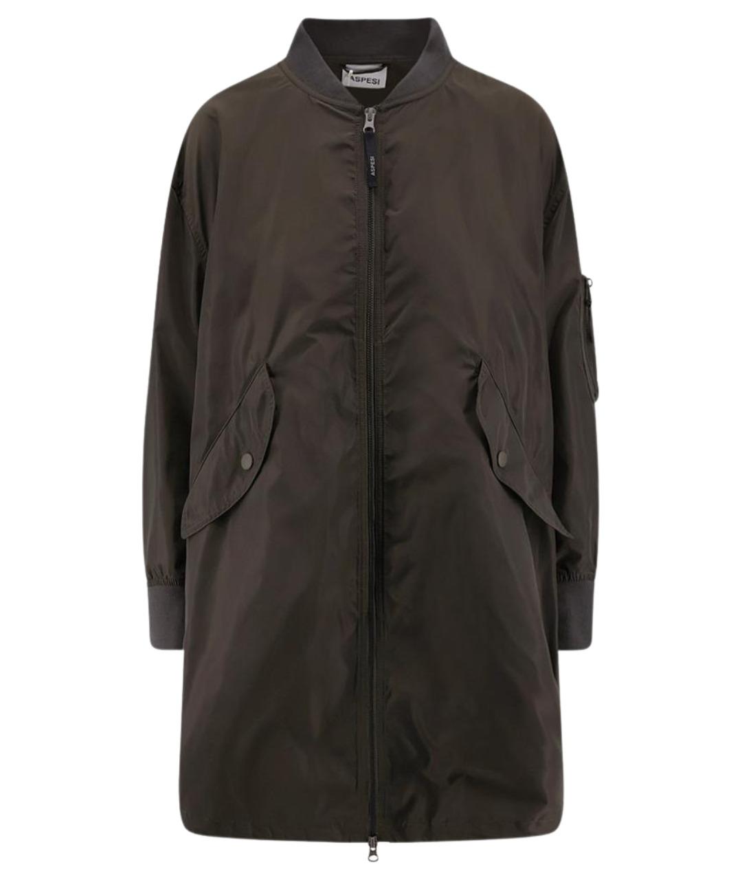 ASPESI Хаки полиамидовый тренч/плащ, фото 1