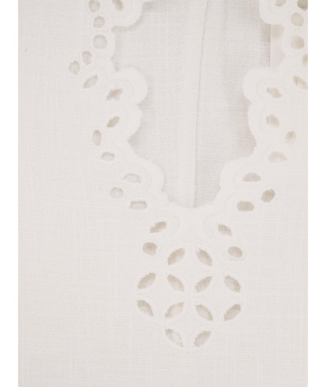 ISABEL MARANT ETOILE Белая хлопковая блузы, фото 3