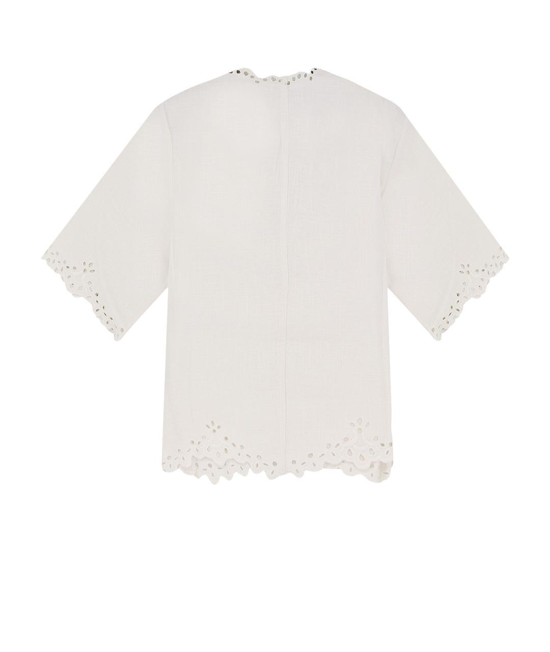 ISABEL MARANT ETOILE Белая хлопковая блузы, фото 2