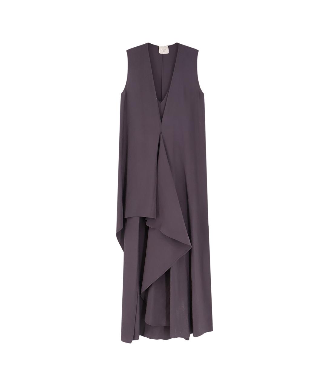 ALYSI Антрацитовое повседневное платье, фото 1