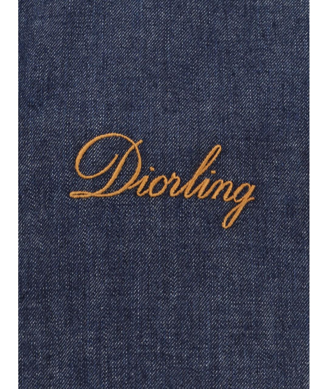 CHRISTIAN DIOR Синяя хлопковая куртка, фото 3