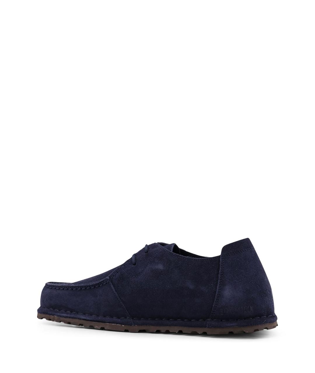 BIRKENSTOCK Темно-синие замшевые низкие ботинки, фото 3