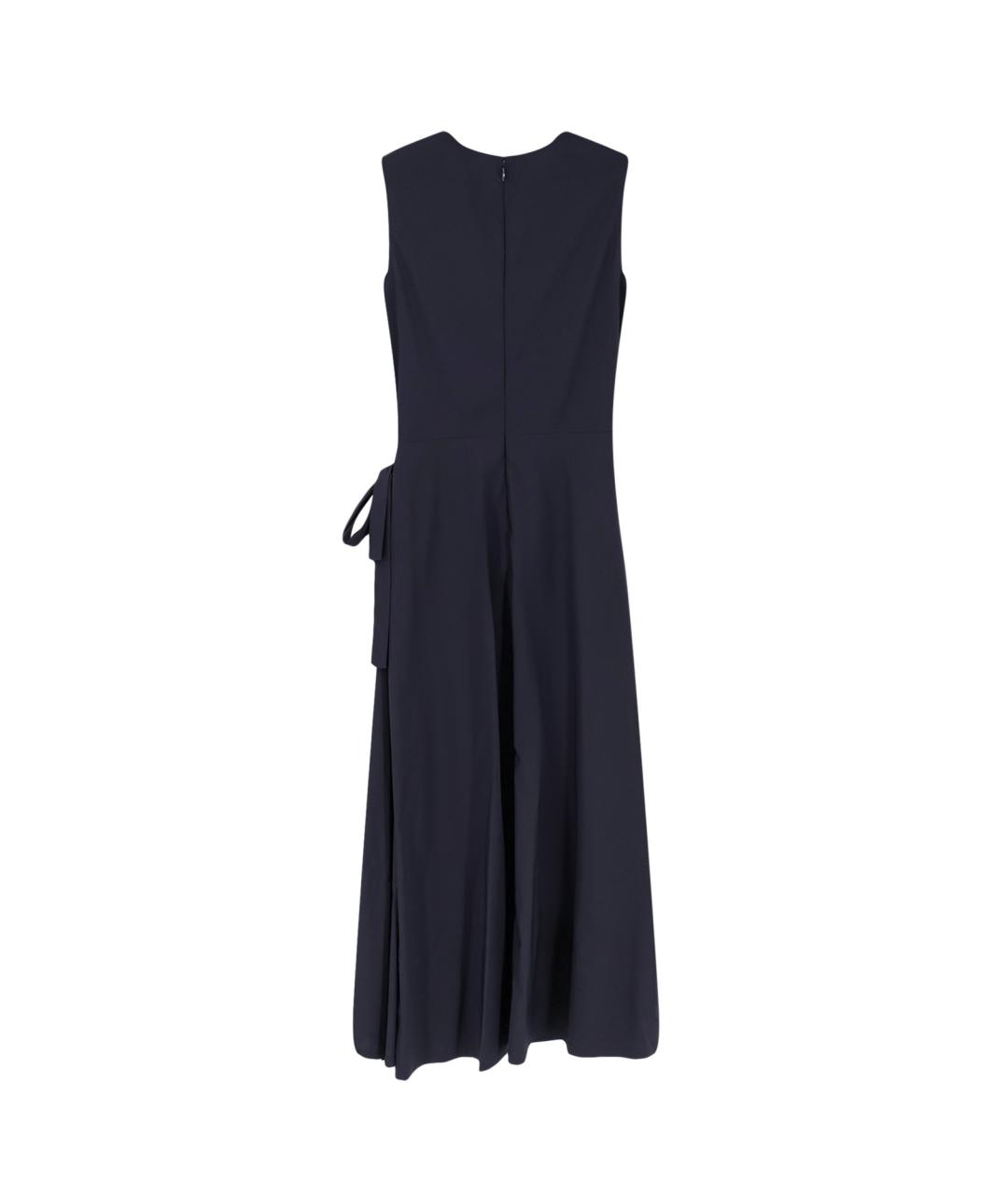 ASPESI Синее хлопковое вечернее платье, фото 2
