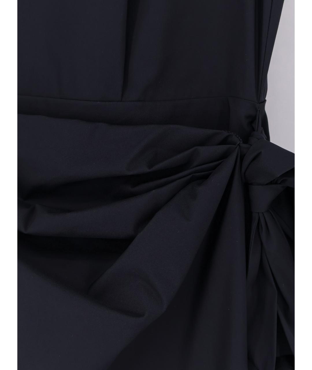 ASPESI Синее хлопковое вечернее платье, фото 3