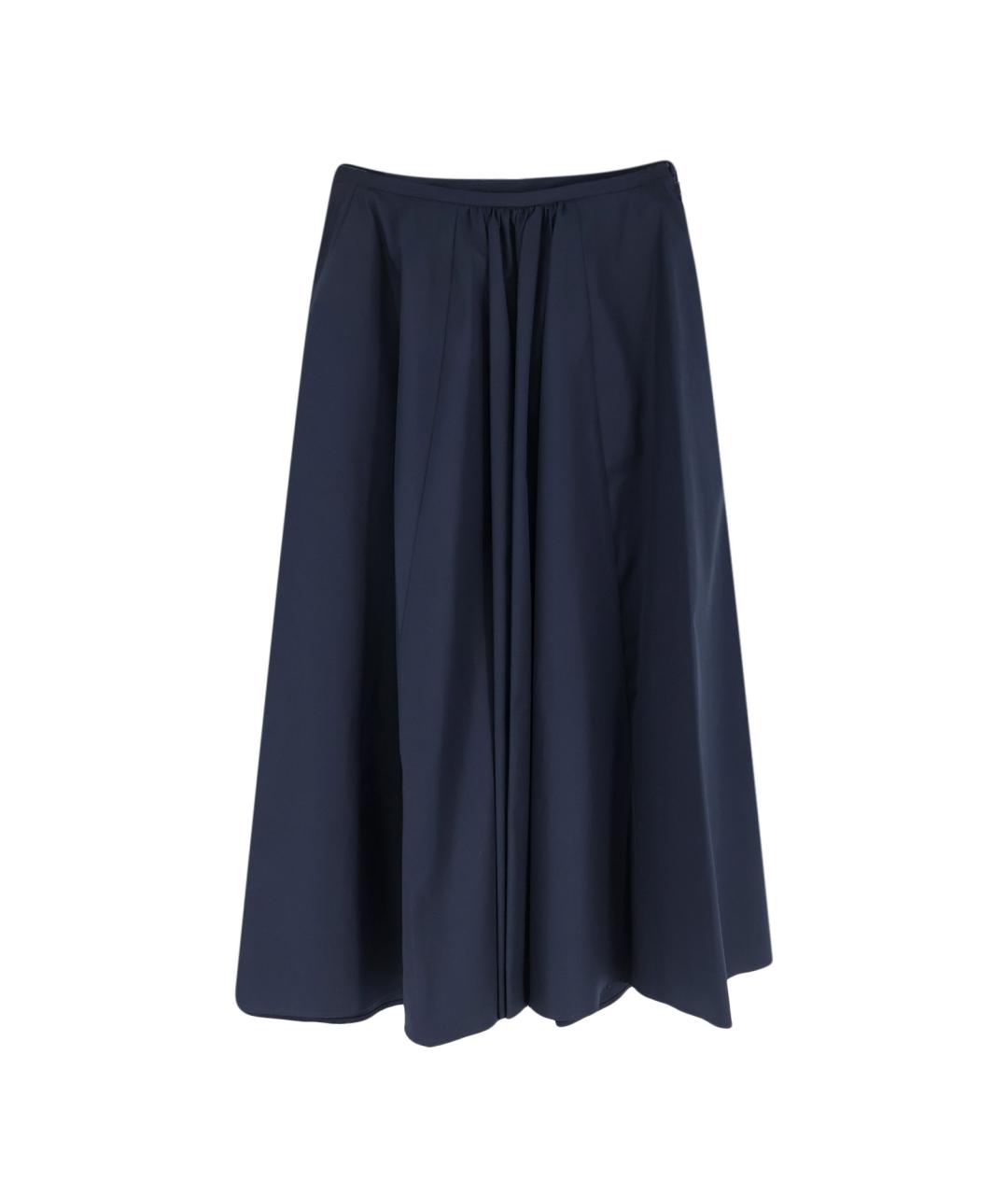 ASPESI Синяя хлопковая юбка миди, фото 4