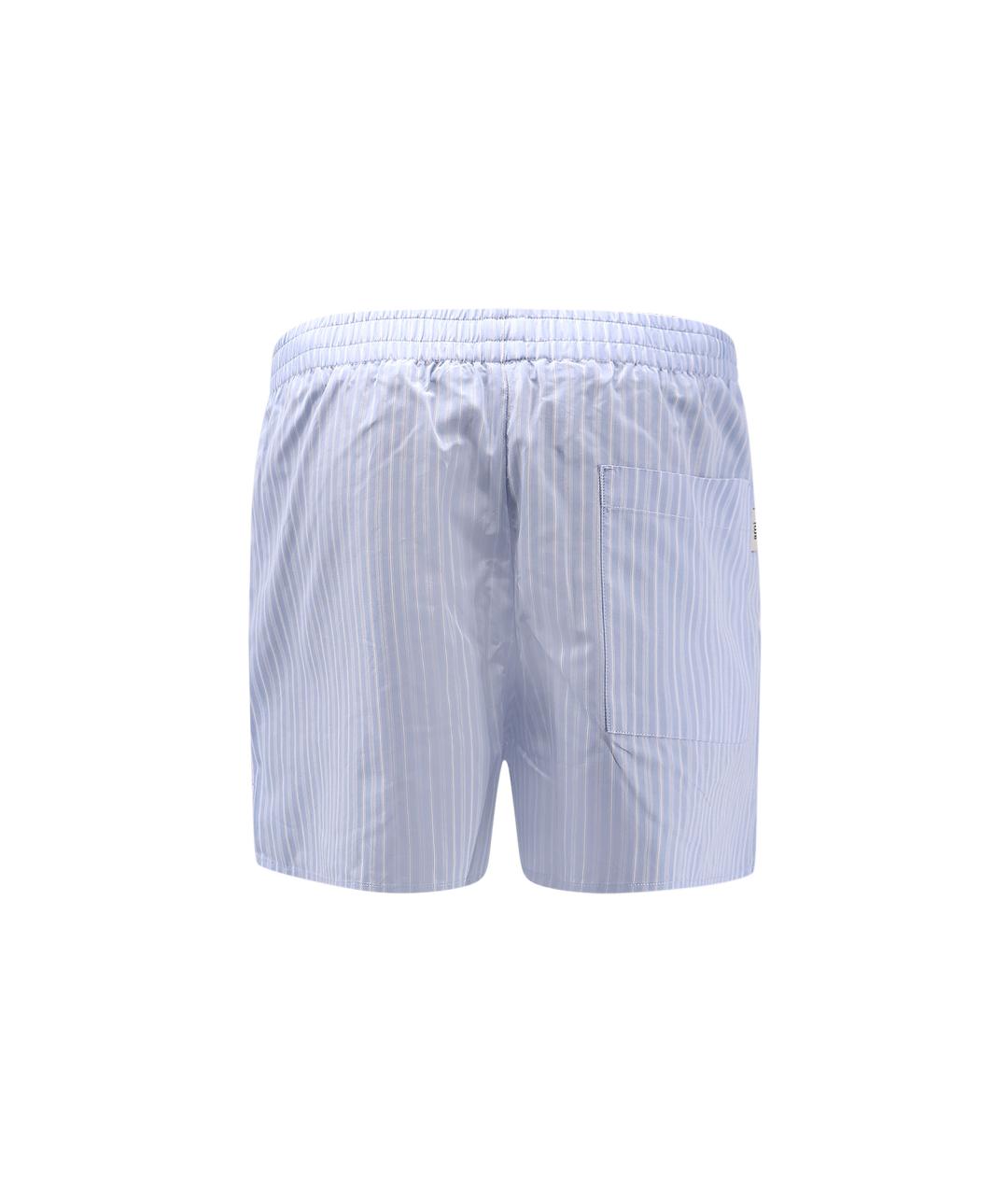 Ami Paris Голубые хлопковые шорты, фото 2