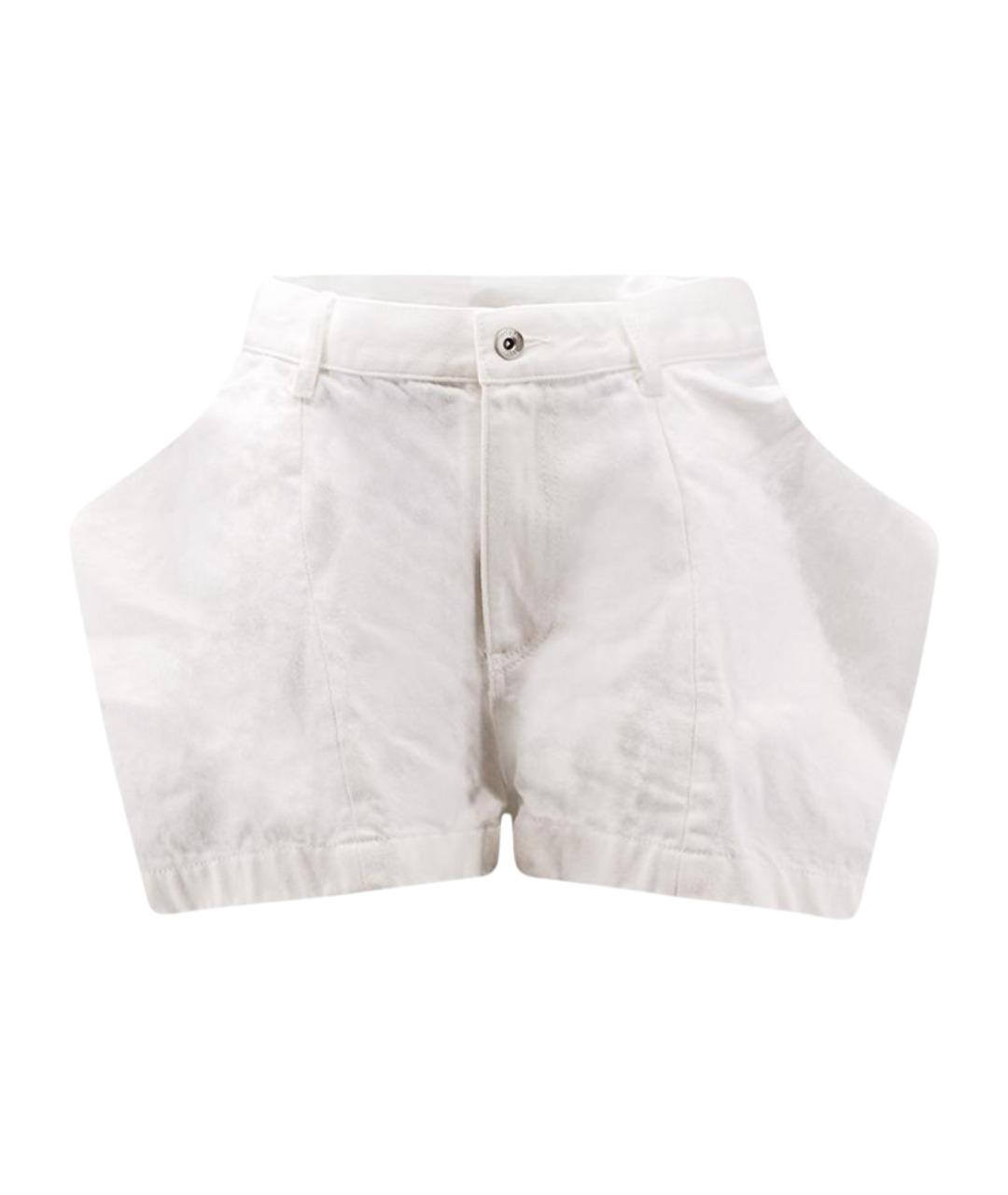 SACAI Белые хлопковые шорты, фото 1