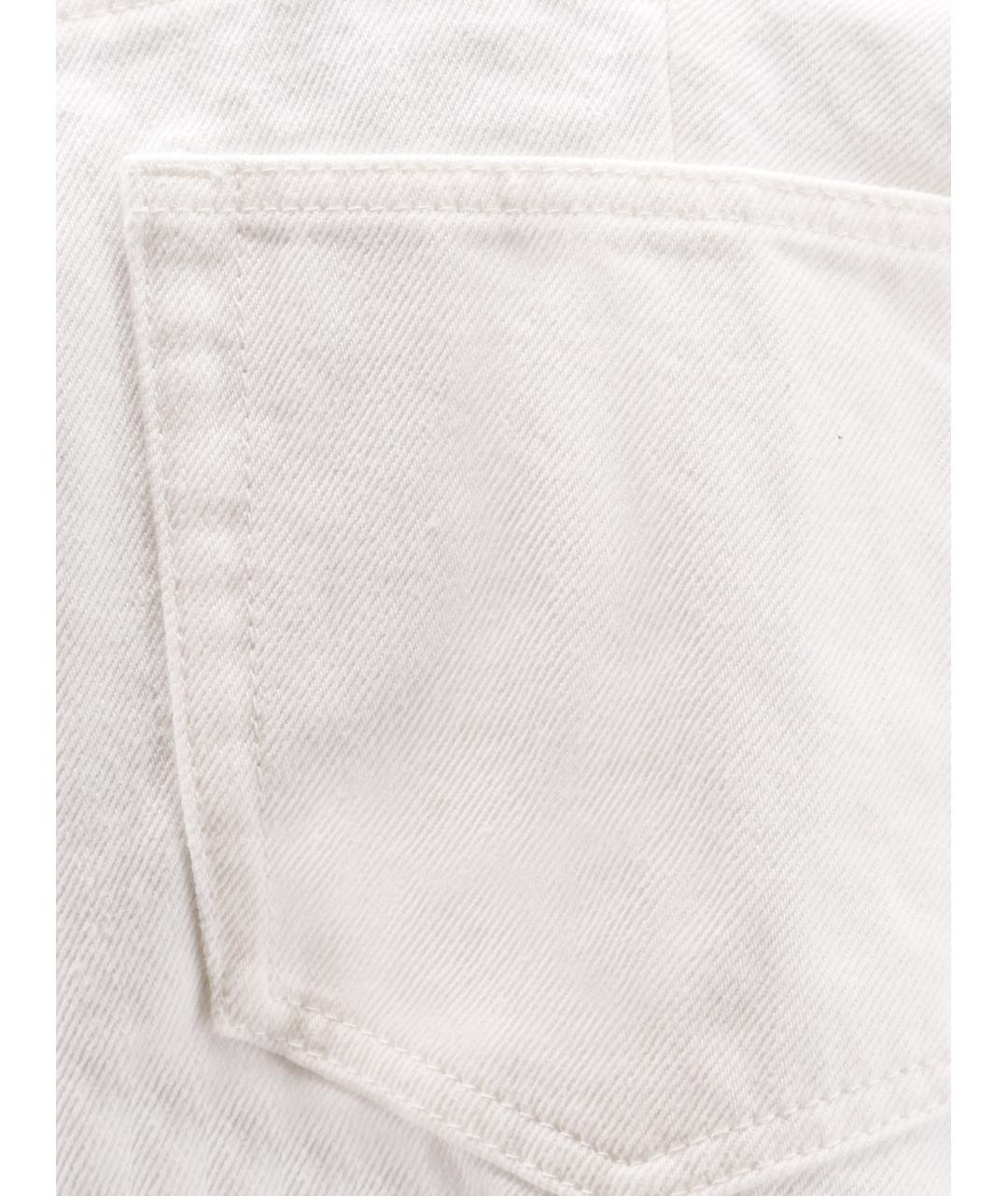 SACAI Белые хлопковые шорты, фото 3