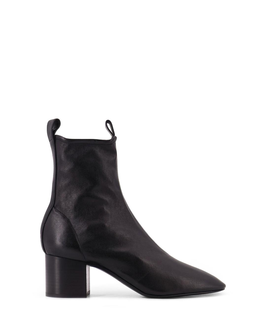 CELINE Черные кожаные ботильоны, фото 1