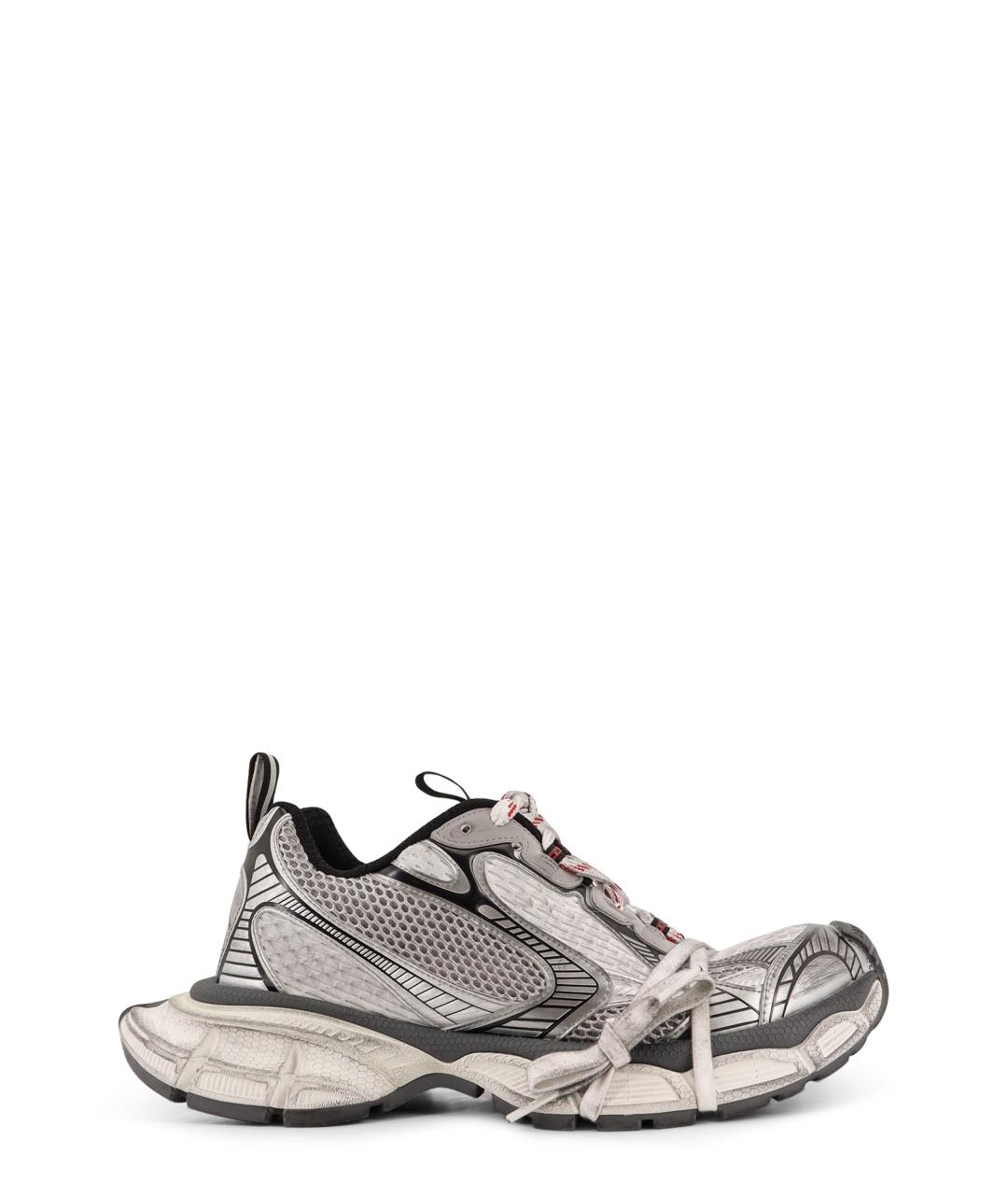 BALENCIAGA Серые низкие кроссовки / кеды, фото 1