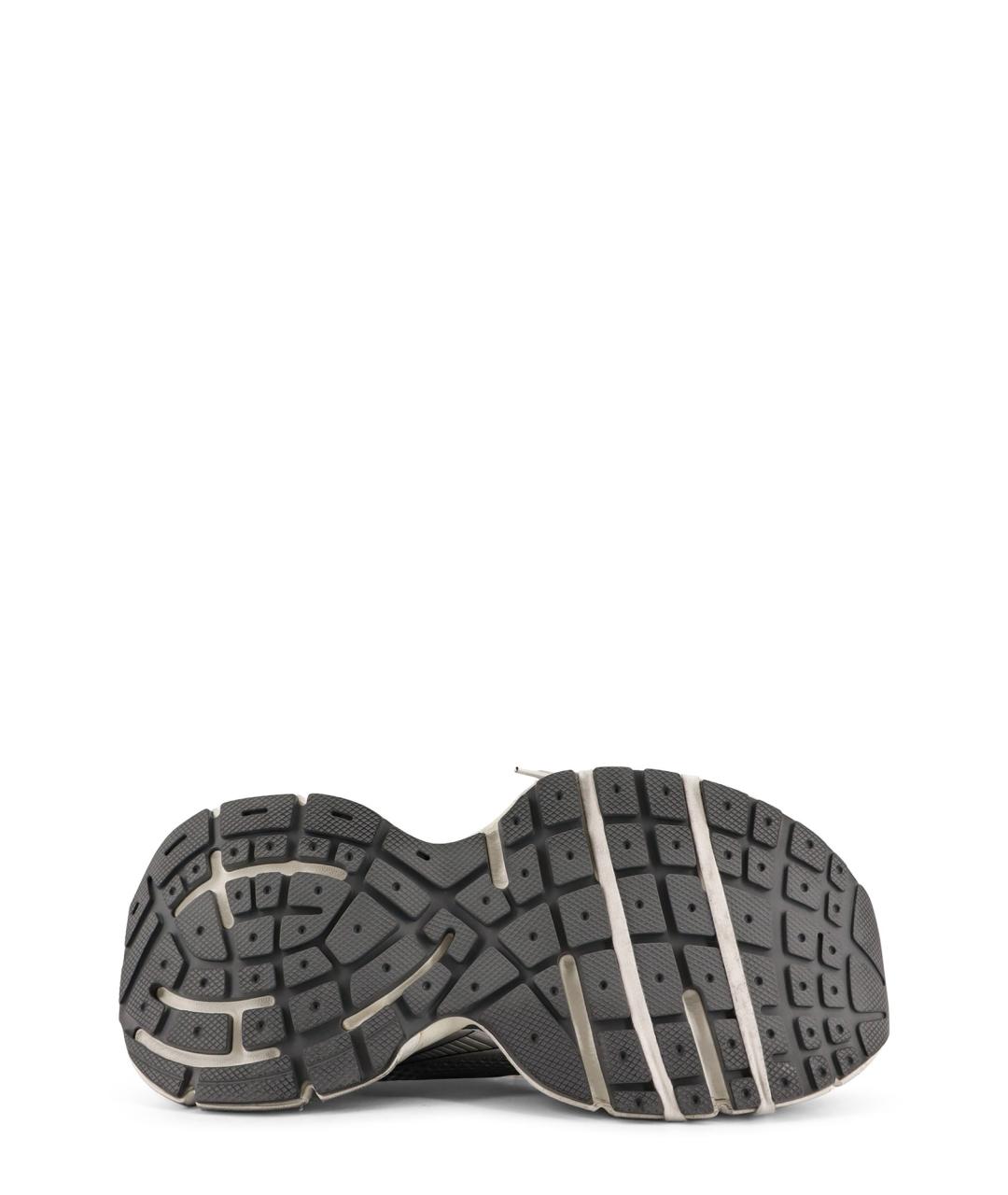 BALENCIAGA Серые низкие кроссовки / кеды, фото 4