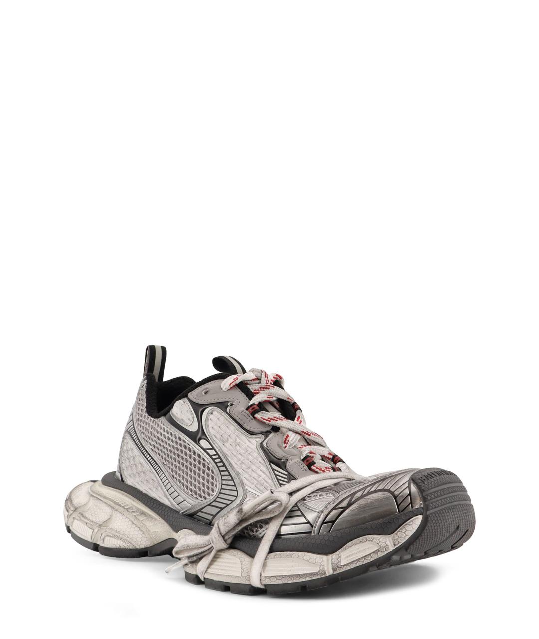 BALENCIAGA Серые низкие кроссовки / кеды, фото 2