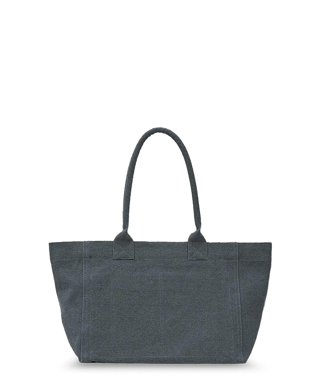 ISABEL MARANT Серая тканевая сумка тоут, фото 2