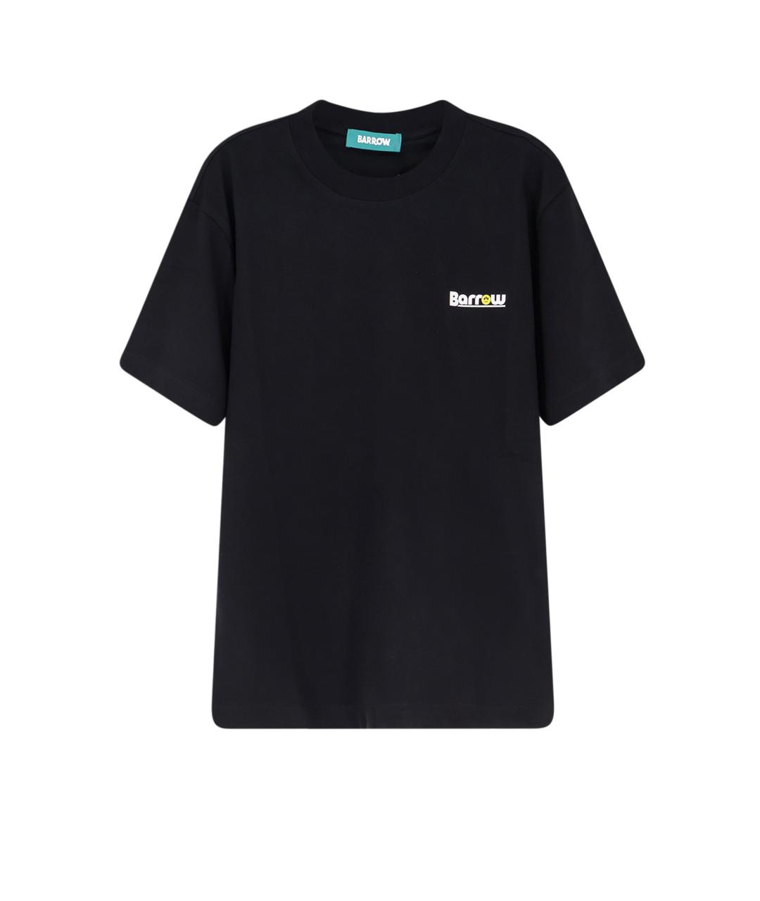 BARROW Черная хлопковая футболка, фото 1