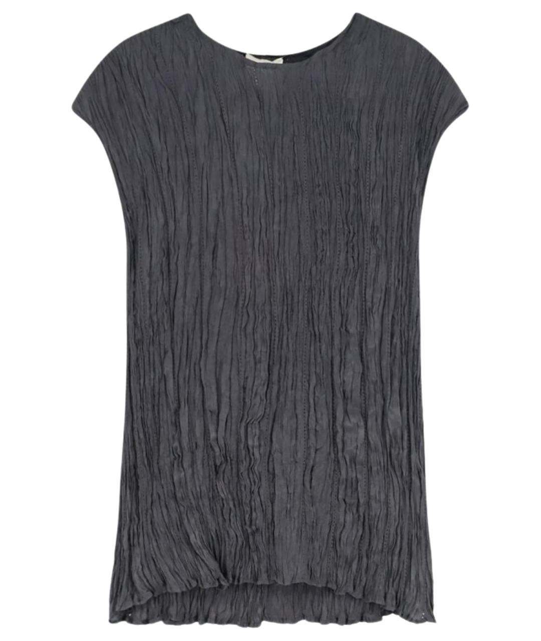 ALYSI Антрацитовая вискозная футболка, фото 1