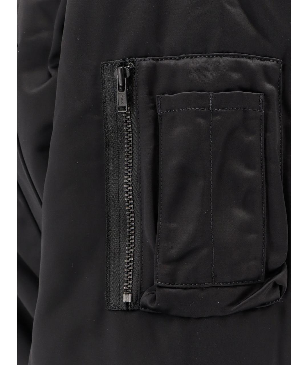 Y-3 Черная полиамидовая куртка, фото 3