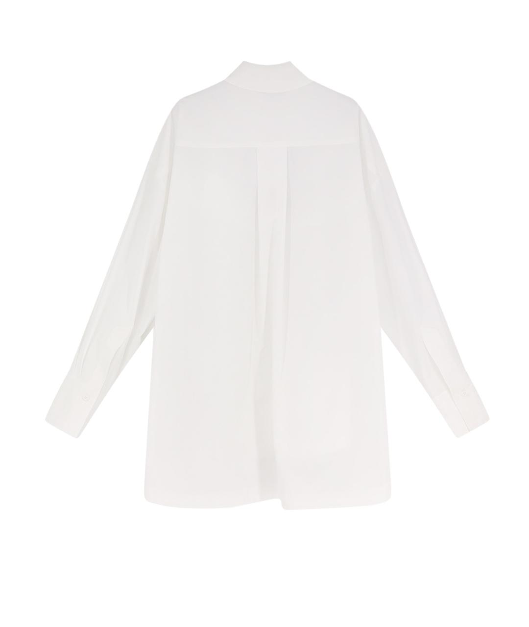 THE ATTICO Белая хлопковая рубашка, фото 2