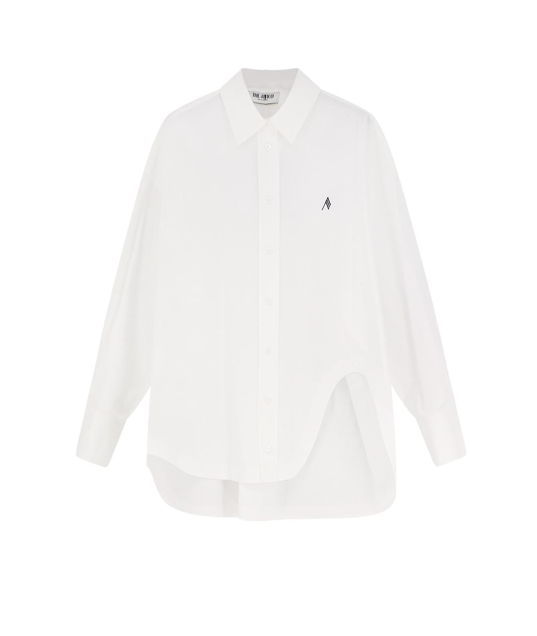 THE ATTICO Белая хлопковая рубашка, фото 1