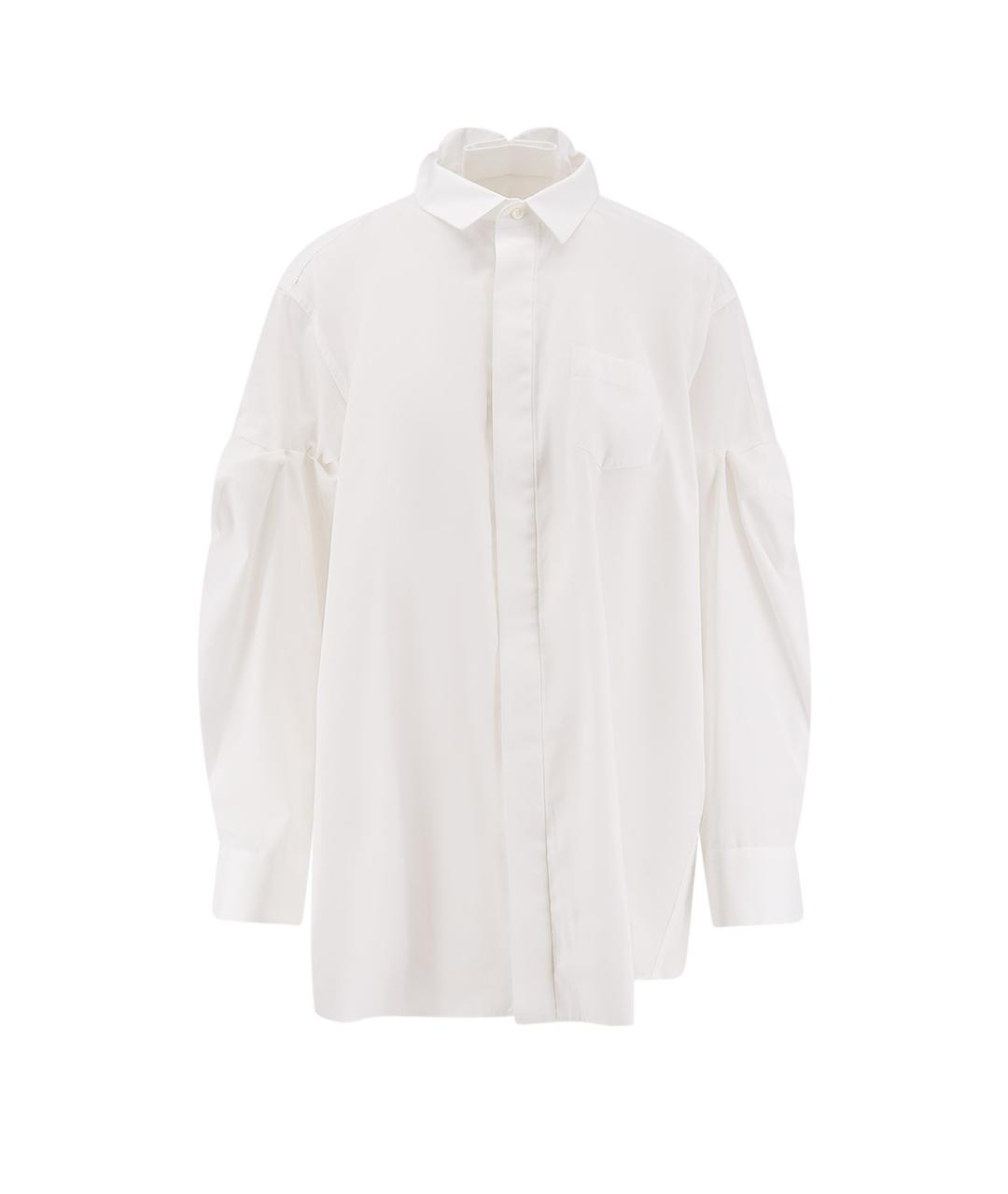 SACAI Бежевая полиэстеровая рубашка, фото 4