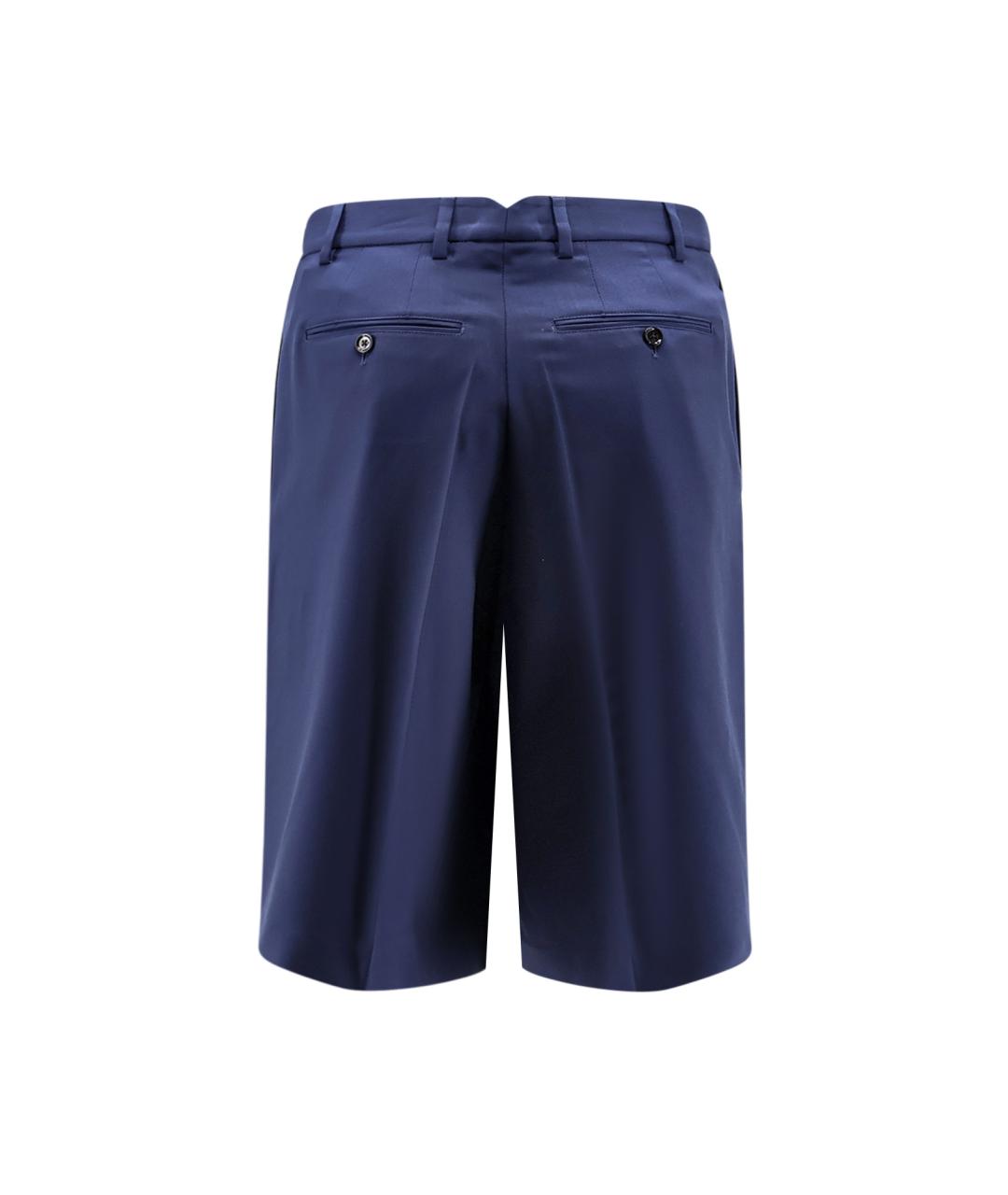 Ami Paris Синие шерстяные шорты, фото 2