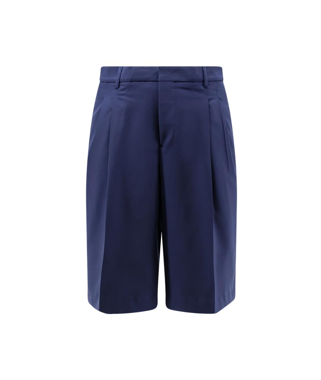 Ami Paris Синие шерстяные шорты, фото 1